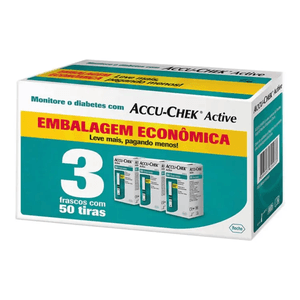 Tiras Reagentes Accu-Chek Active 150 Unidades Leve Mais Pague Menos
